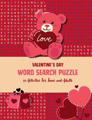 A Valentine's Day Word Search
