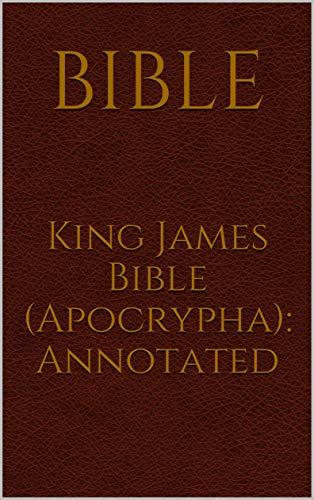 Bible King James Version Apocrypha with Easy chapter Navigations 1611