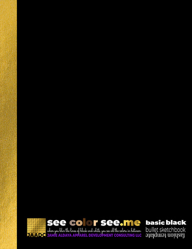 See Color See.Me Bullet E-Sketchbook for Fashion Designers | End Racism in the Fashion Industry | Basic Black