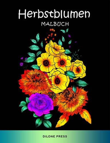 Herbstblumen Malbuch