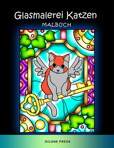 Glasmalerei Katzen Malbuch