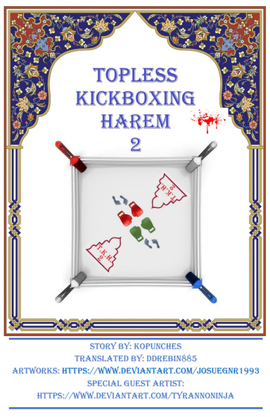 Topless Kickboxing Harem #2