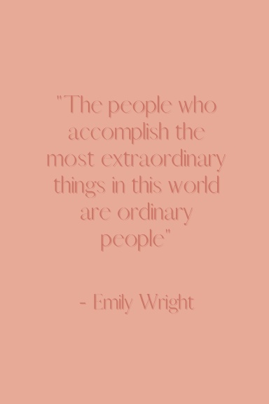 Essential Oil Educator Notebook | "The People who Accomplish the most Extraordinary Things in this World are Ordinary People" | 6 x 9