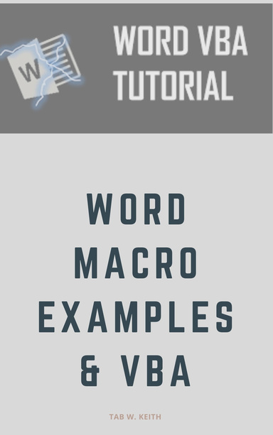 Word Macro Examples & VBA Tutorial
