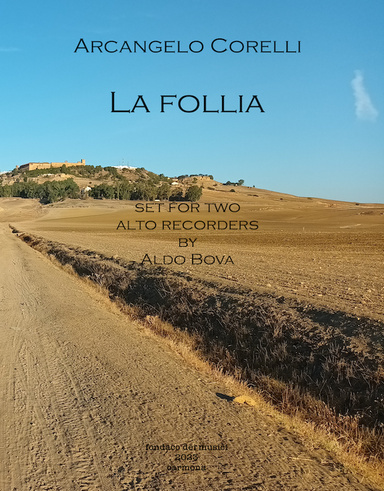 La follia di Corelli set for 2 alto recorders
