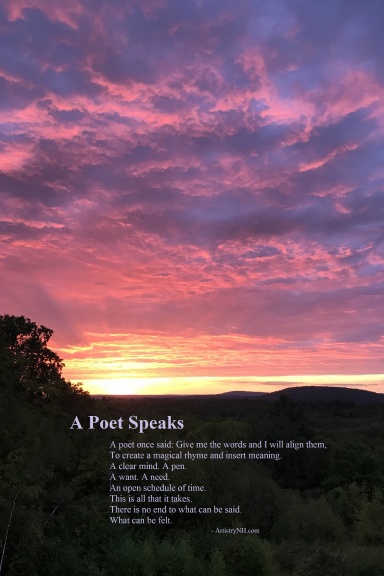 A Poet Speaks