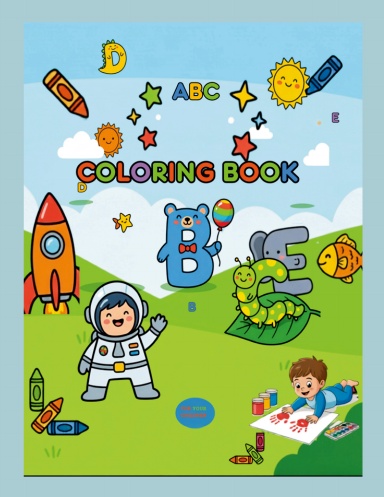 A B C coloring book