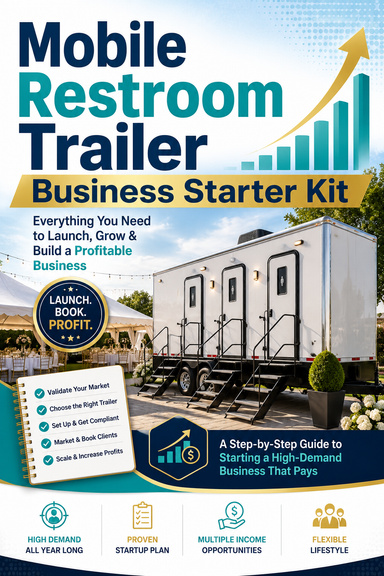 Mobile Restroom Trailer Business Starter Kit