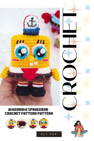 Amigurumi Spongebob Crochet Pattern