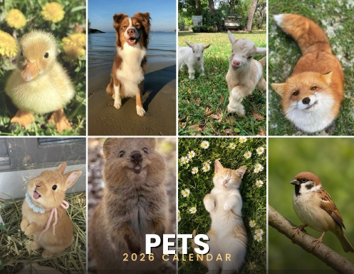 Calendar with Pets