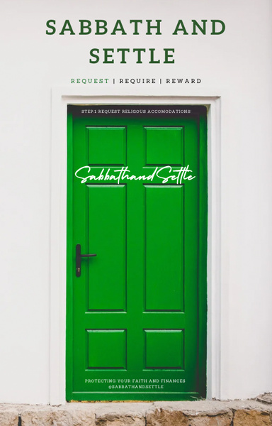 Sabbath and Settle: Request Your Religious Accommodation