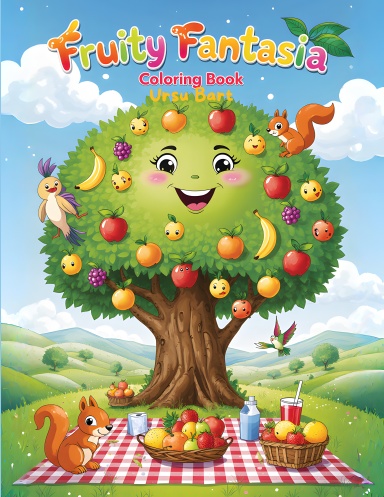 Fruity Fantasia Coloring Book