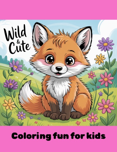 Wild and Cute  Coloring  Book