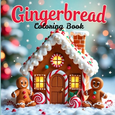 Gingerbread Coloring Book