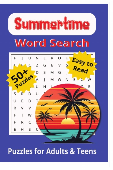 Summer-Time Word Search Book