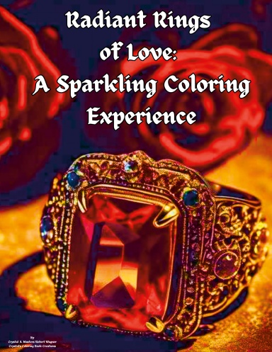 Radiant Rings of Love: A Sparkling Coloring Experience
