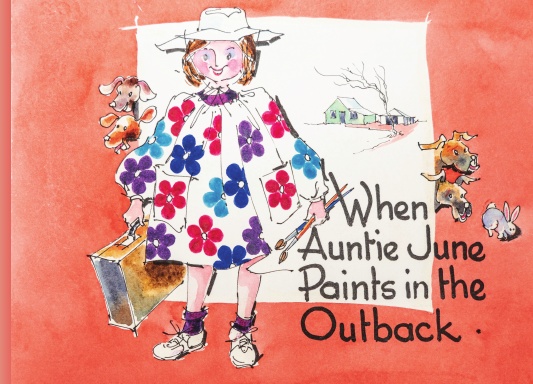 When Aunty June Paints in the Outback
