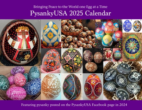 PysankyUSA 2025 Calendar (USA version)
