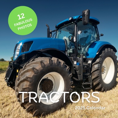 2025 Tractors Wall Calendar