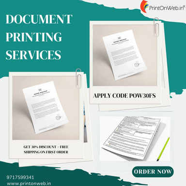 Print Documents Online with Exclusive 30% Discount Offer