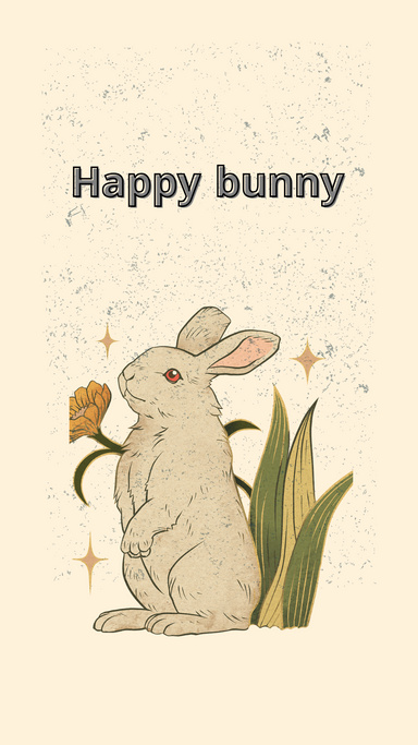 happy bunny