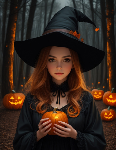 Witches of the Dark Forest, Photos generated by artificial intelligence