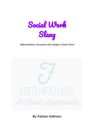 Social Work Slang