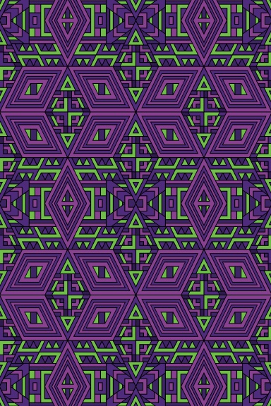 Advanced Series Notebook - A5 (6x9) Medium Size Notebook Purple & Green