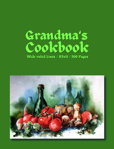 Grandma 's Cookbook (Perfect Gift)