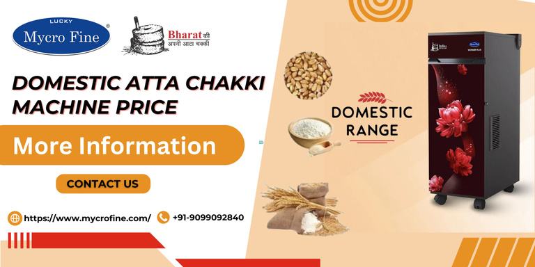 Domestic Atta Chakki Machine Price - Mycrofine