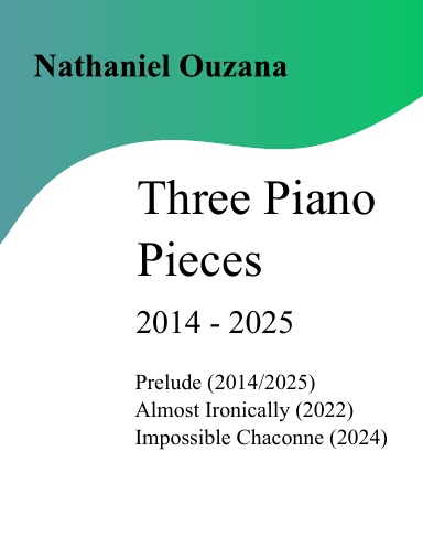 Three Piano Pieces