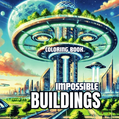 Impossible Buildings Coloring Book: A Journey Through Architectural Wonders