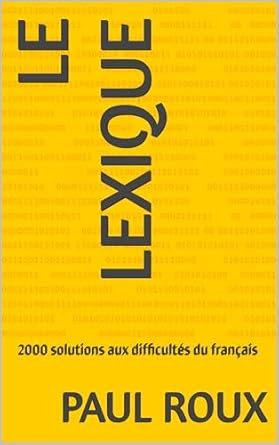 Le lexique