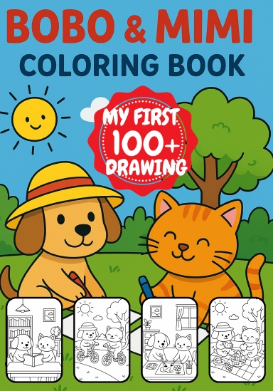 BOBO & MIMI Colouring Book