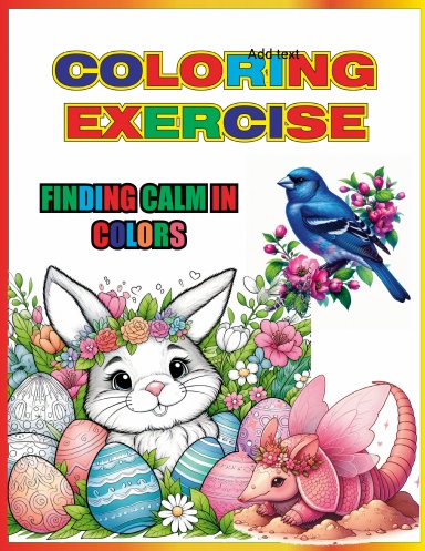 coloring exercise, Find calm in colors