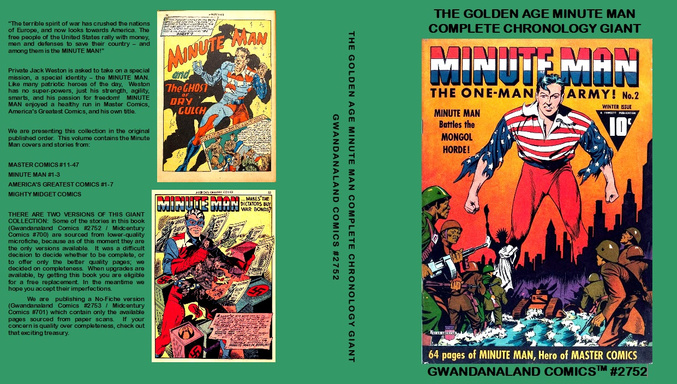 The Golden Age Minute Man Complete Chronology Giant