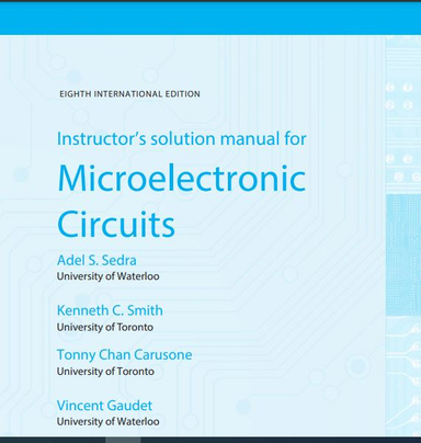 SEDRA SMITH MICROELECTRONIC CIRCUITS 8TH EDITION SOLUTION MANUAL PDF intelligence overview