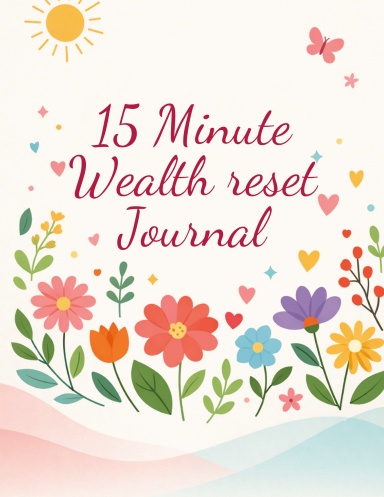 15-MINUTE Wealth Reset Mindset Journal