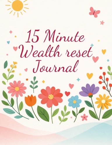 15-MINUTE Wealth Reset Mindset Journal