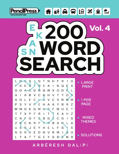 200 Snake Word Search Vol. 4