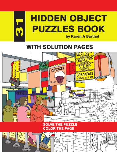 Hidden Objects Puzzles Book