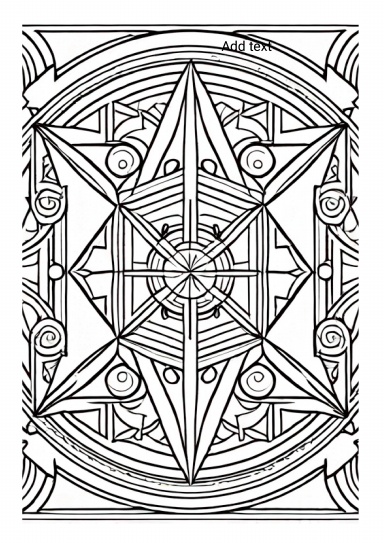 Geometric Coloring Book