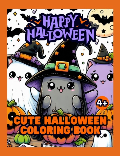 Cute halloween Coloring Book