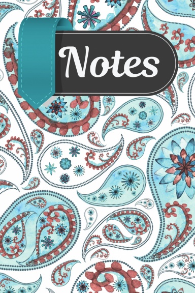 Teal Paisley Journal