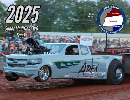 Mid South Pullers Modified Two Wheel Drive Truck class 2025 Calendar