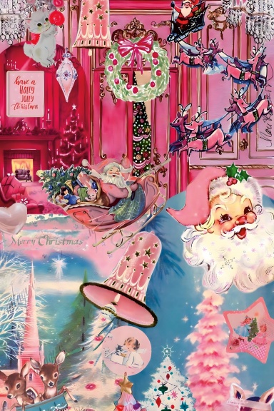 Pink Christmas Journal