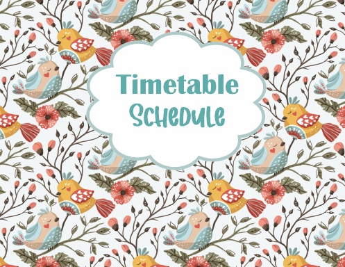 Timetable Schedule