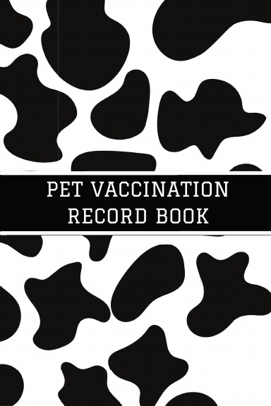 pet vaccination record book