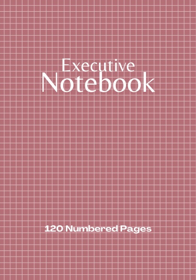Coil Bound 7x10 Executive Notebook with 120 Numbered Pages