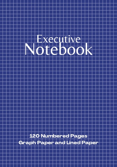 Coil Bound Executive Graph Paper Notebook with Numbered Pages